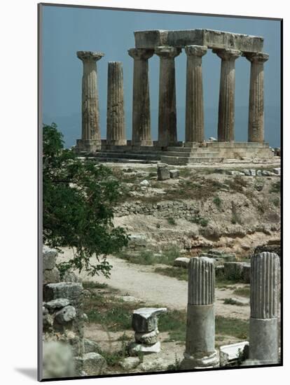 Temple of Apollo, Corinth, Greece-Christina Gascoigne-Mounted Photographic Print