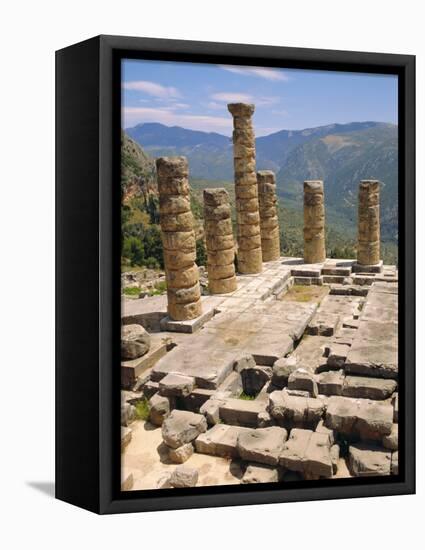 Temple of Apollo, Delphi, Greece, Europe-Ken Gillham-Framed Premier Image Canvas