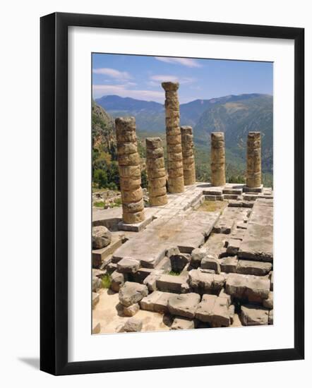 Temple of Apollo, Delphi, Greece, Europe-Ken Gillham-Framed Photographic Print