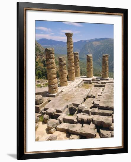 Temple of Apollo, Delphi, Greece, Europe-Ken Gillham-Framed Photographic Print