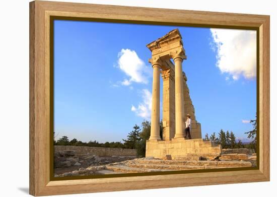 Temple of Apollo, Kourion, UNESCO World Heritage Site, Cyprus, Eastern Mediterranean, Europe-Neil Farrin-Framed Premier Image Canvas