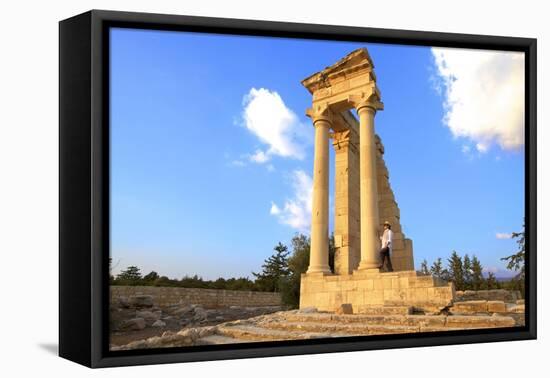 Temple of Apollo, Kourion, UNESCO World Heritage Site, Cyprus, Eastern Mediterranean, Europe-Neil Farrin-Framed Premier Image Canvas