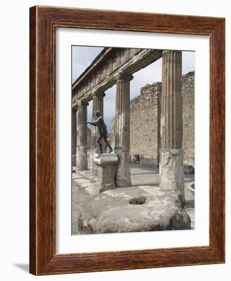 Temple of Apollo, Pompeii, UNESCO World Heritage Site, Campania, Italy, Europe-Olivieri Oliviero-Framed Photographic Print