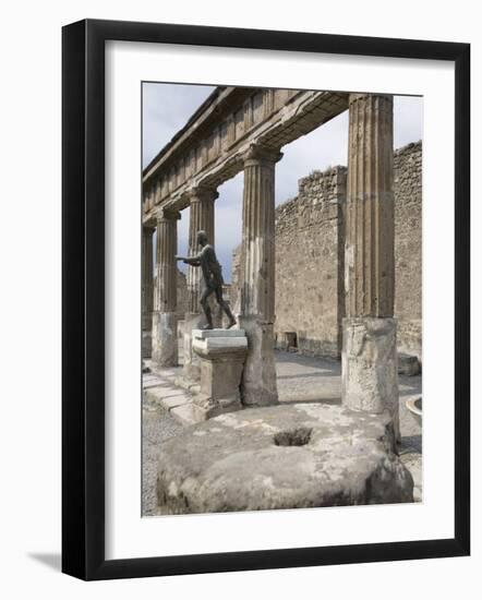 Temple of Apollo, Pompeii, UNESCO World Heritage Site, Campania, Italy, Europe-Olivieri Oliviero-Framed Photographic Print