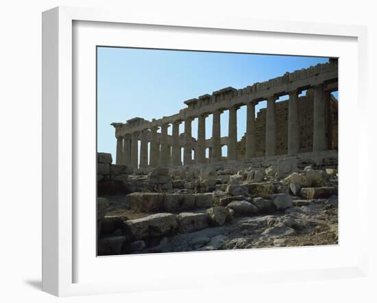 Temple of Athena, Parthenon, 5th BCE-null-Framed Giclee Print