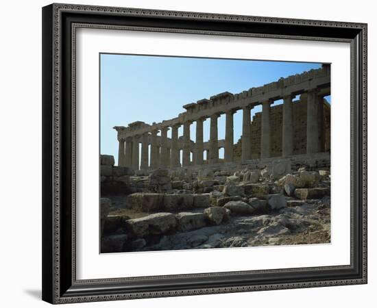 Temple of Athena, Parthenon, 5th BCE-null-Framed Giclee Print