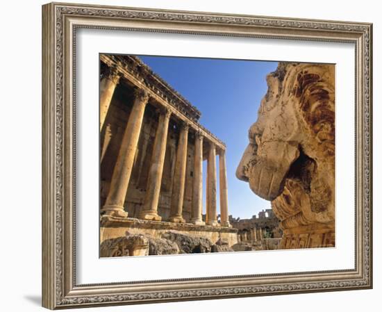 Temple of Bacchus, Baalbek, Bekaa Valley, Lebanon-Gavin Hellier-Framed Photographic Print