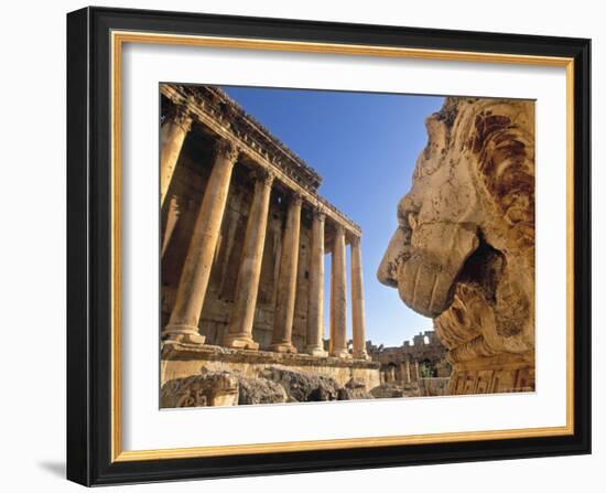 Temple of Bacchus, Baalbek, Bekaa Valley, Lebanon-Gavin Hellier-Framed Photographic Print