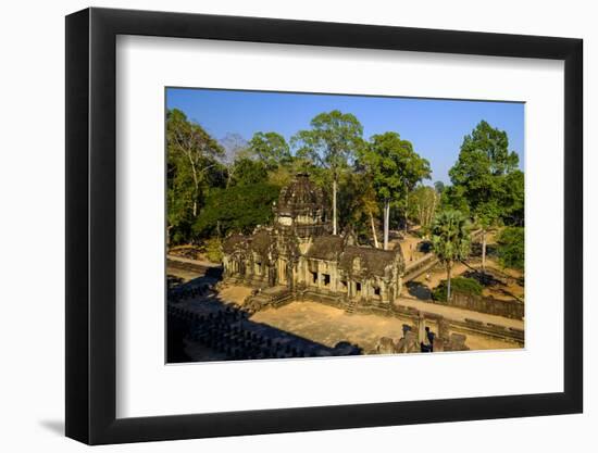 Temple of Baphuon, Built by King Udayaditiavarman Ii in the Mid 11th Century, Restoration Work-Nathalie Cuvelier-Framed Photographic Print