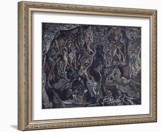 Temple of beauty-Jules Pascin-Framed Giclee Print