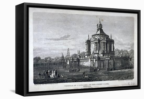 Temple of Concord, Green Park, Westminster, London, 1814-Robert Sands-Framed Premier Image Canvas