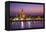 Temple of Dawn (Wat Arun) and Bangkok, Thailand-Jon Arnold-Framed Premier Image Canvas