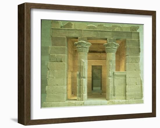 Temple of Dendur at the Metropolitan Museum of Art-Ted Thai-Framed Photographic Print