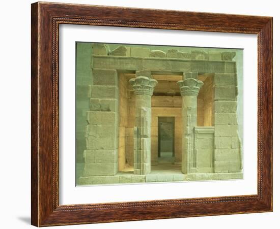 Temple of Dendur at the Metropolitan Museum of Art-Ted Thai-Framed Photographic Print