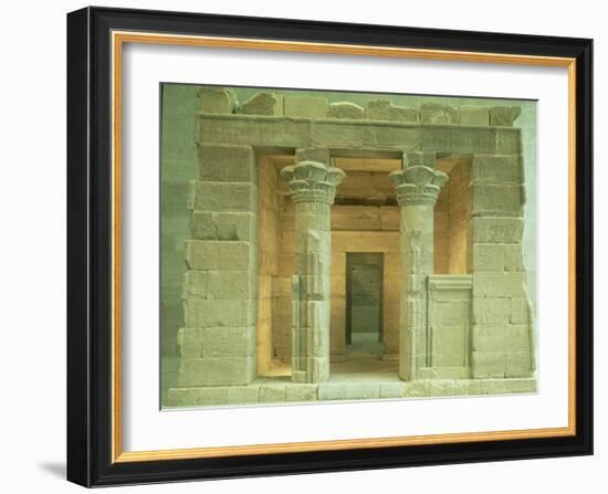 Temple of Dendur at the Metropolitan Museum of Art-Ted Thai-Framed Photographic Print