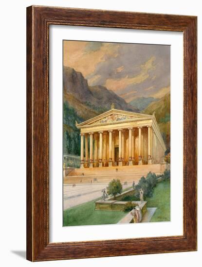 Temple of Diana-English School-Framed Giclee Print