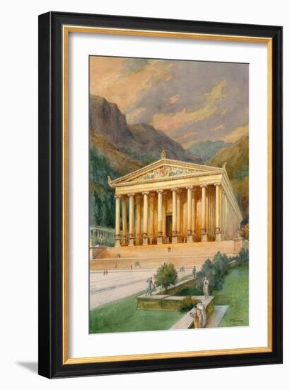 Temple of Diana-English School-Framed Giclee Print