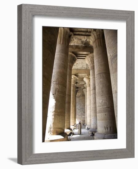 Temple of Edfu, Egypt, North Africa, Africa-Olivieri Oliviero-Framed Photographic Print