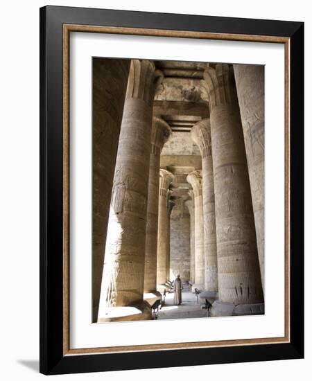 Temple of Edfu, Egypt, North Africa, Africa-Olivieri Oliviero-Framed Photographic Print