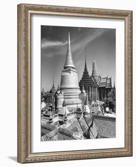 Temple of Emerald Buddha Seen from the Northern Side-Dmitri Kessel-Framed Photographic Print