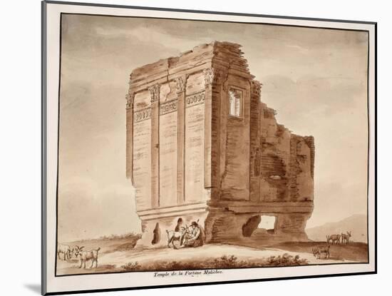 Temple of Fortuna Muliebre, 1833-Agostino Tofanelli-Mounted Giclee Print