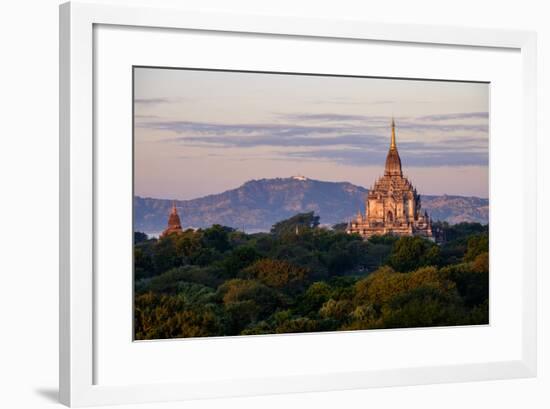 Temple of Gawdawpalin, Dated 12th Century, Bagan (Pagan), Myanmar (Burma), Asia-Nathalie Cuvelier-Framed Photographic Print