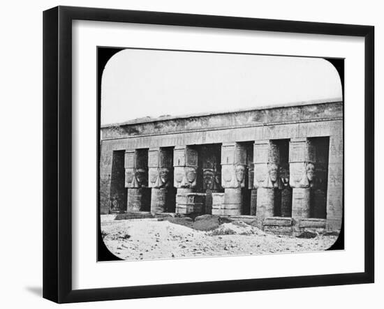 Temple of Hathor, Dendera, Egypt, C1890-Newton & Co-Framed Photographic Print