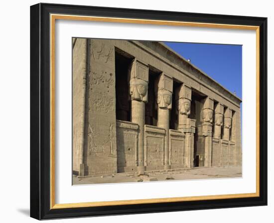 Temple of Hathor, Dendera, Egypt, North Africa, Africa-Scholey Peter-Framed Photographic Print