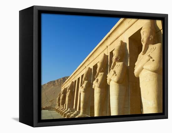 Temple of Hatshepsut, Deir El Bahari, Thebes, UNESCO World Heritage Site, Egypt, North Africa, Afri-Tuul-Framed Premier Image Canvas