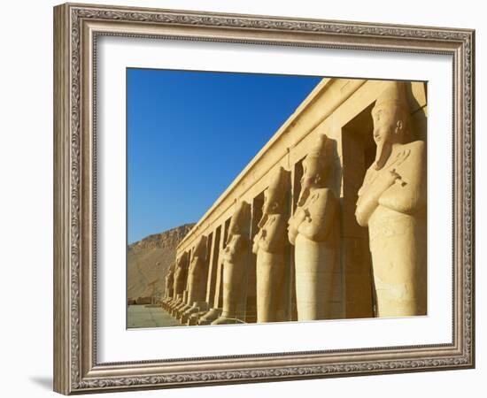 Temple of Hatshepsut, Deir El Bahari, Thebes, UNESCO World Heritage Site, Egypt, North Africa, Afri-Tuul-Framed Photographic Print