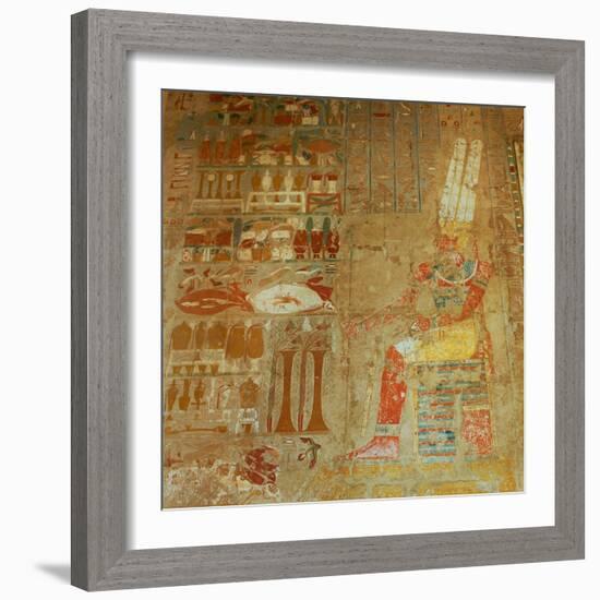 Temple of Hatshepsut (detail)-null-Framed Giclee Print