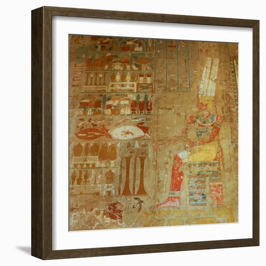 Temple of Hatshepsut (detail)-null-Framed Giclee Print