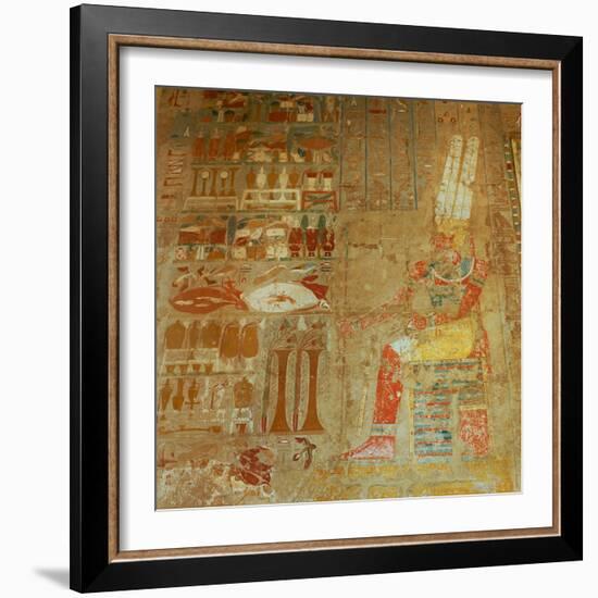 Temple of Hatshepsut (detail)-null-Framed Giclee Print