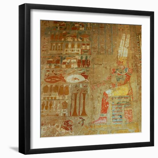 Temple of Hatshepsut (detail)-null-Framed Giclee Print