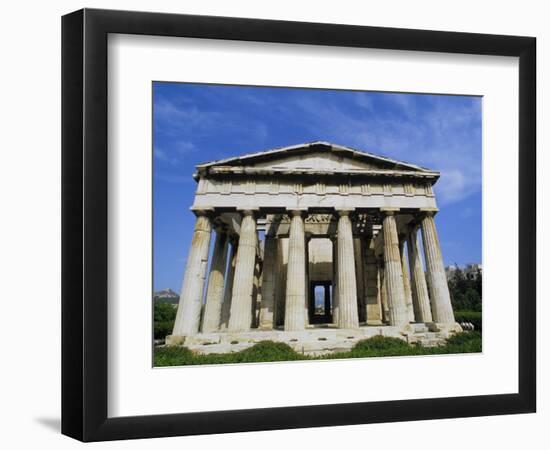 Temple of Hephaestus in Agora-Tibor Bogn?r-Framed Photographic Print