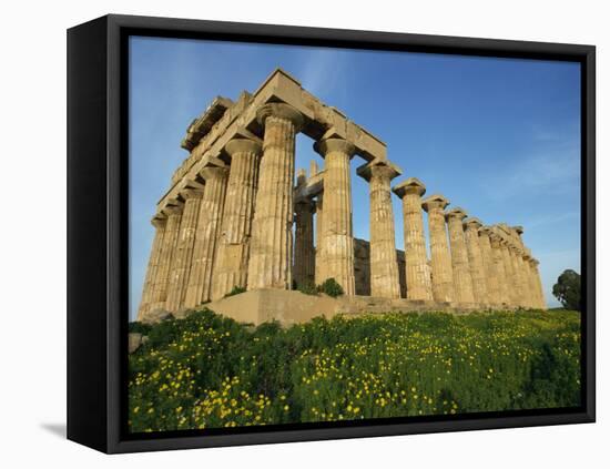 Temple of Hera, Dating from the 5th Century BC, Selinunte, Sicily, Italy, Europe-Ken Gillham-Framed Premier Image Canvas