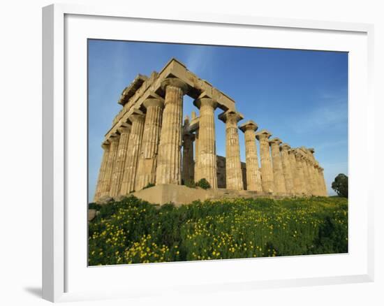 Temple of Hera, Dating from the 5th Century BC, Selinunte, Sicily, Italy, Europe-Ken Gillham-Framed Photographic Print