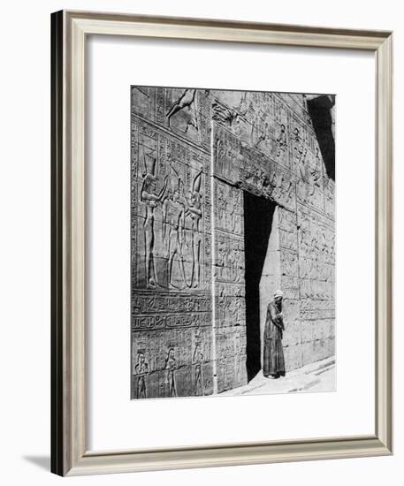 Temple of Horus, Edfou, Egypt, 1935-null-Framed Giclee Print