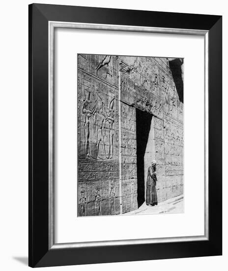 Temple of Horus, Edfou, Egypt, 1935-null-Framed Giclee Print