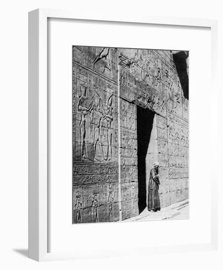 Temple of Horus, Edfou, Egypt, 1935-null-Framed Giclee Print