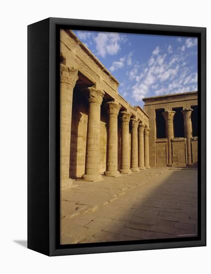 Temple of Horus, Edfu, Egypt, North Africa-Julia Bayne-Framed Premier Image Canvas