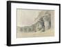 Temple of Horus, Edfu, from 'Egypt and Nubia', Engraved by Louis Haghe (1806-85)-David Roberts-Framed Premium Giclee Print