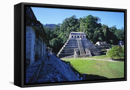 Temple of Inscriptions, Palenque Ruins, Chiapas, Mexico-Rob Cousins-Framed Premier Image Canvas