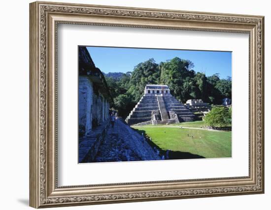 Temple of Inscriptions, Palenque Ruins, Chiapas, Mexico-Rob Cousins-Framed Photographic Print