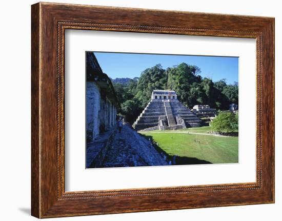 Temple of Inscriptions, Palenque Ruins, Chiapas, Mexico-Rob Cousins-Framed Photographic Print