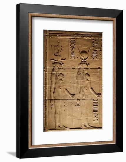 Temple of Isis. Island of Philae, Egypt.-Julien McRoberts-Framed Photographic Print
