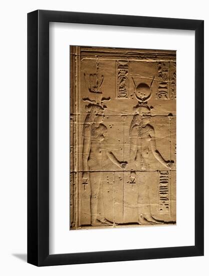 Temple of Isis. Island of Philae, Egypt.-Julien McRoberts-Framed Photographic Print