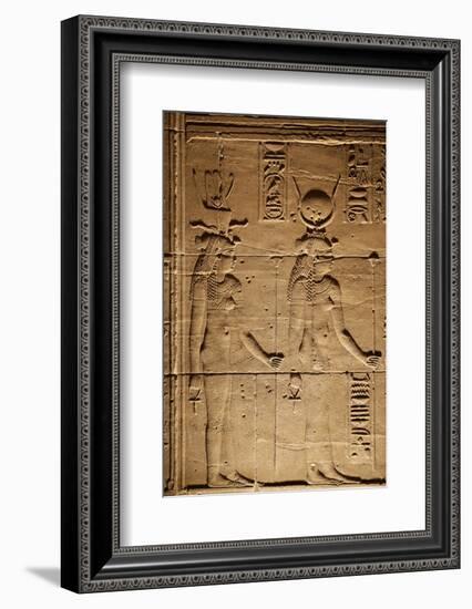 Temple of Isis. Island of Philae, Egypt.-Julien McRoberts-Framed Photographic Print