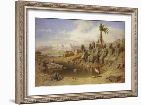 Temple of Karnak at Luxor, Egypt-Carl Friedrich Werner-Framed Giclee Print