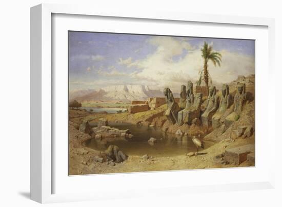 Temple of Karnak at Luxor, Egypt-Carl Friedrich Werner-Framed Giclee Print